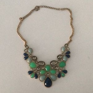 Floral statement necklace